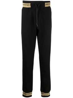 Versace Jeans Couture спортивные брюки с вышитым логотипом
