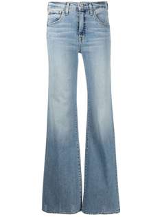Nili Lotan расклешенные джинсы с завышенной талией