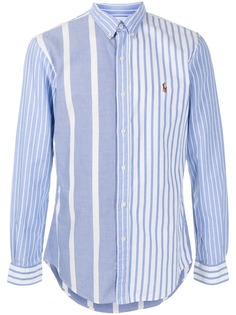 Polo Ralph Lauren рубашка в полоску с вышивкой Polo Pony