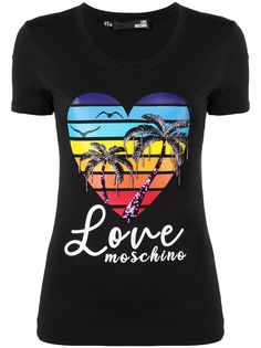 Love Moschino футболка с логотипом