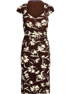 Ralph Lauren Collection платье с вырезом в форме сердца и цветочным принтом