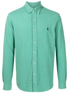 Polo Ralph Lauren рубашка с вышивкой Polo Pony