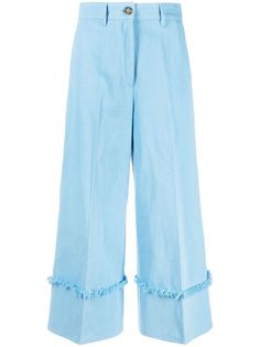 MSGM широкие брюки с завышенной талией