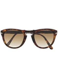 Persol солнцезащитные очки в круглой оправе