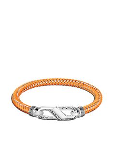 John Hardy веревочный браслет Classic Chain Silver с карабином