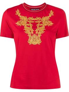 Versace Jeans Couture футболка с принтом Ox