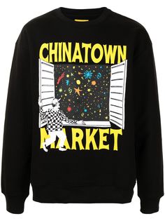 Chinatown Market пуловер с принтом Window