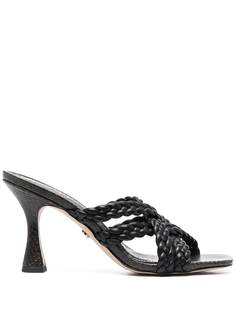 Sam Edelman босоножки на высоком каблуке с плетеными ремешками