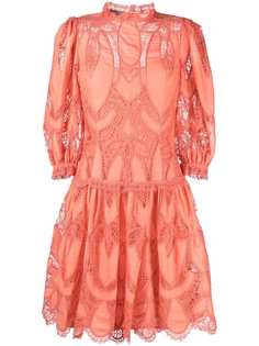 Alberta Ferretti кружевное платье