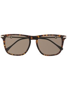 Gucci Eyewear солнцезащитные очки в квадратной оправе