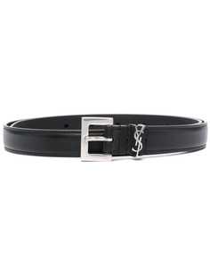 Saint Laurent ремень с монограммой