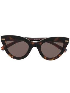 MISSONI EYEWEAR солнцезащитные очки черепаховой расцветки