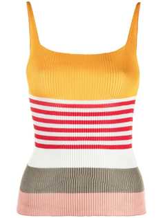 Missoni трикотажный топ в полоску