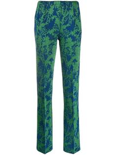Missoni брюки с цветочным принтом и блестками
