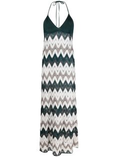 Missoni трикотажное платье с узором зигзаг