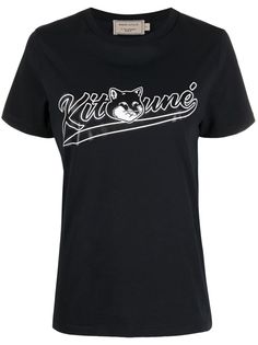 Maison Kitsuné футболка с логотипом