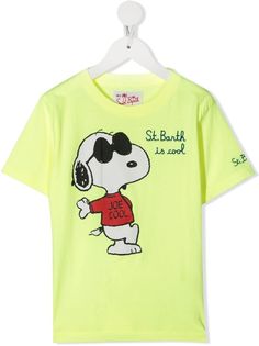 Mc2 Saint Barth Kids футболка с принтом Snoopy
