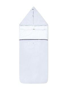 BOSS Kidswear конверт с вышитым логотипом