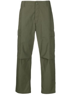 Maharishi брюки в стиле милитари с логотипом