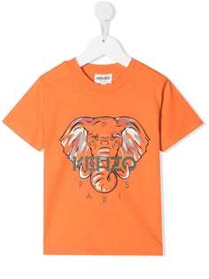 Kenzo Kids футболка с принтом