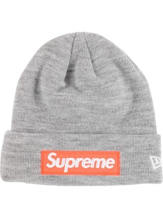 Supreme шапка бини New Era с логотипом