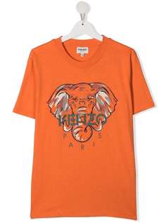 Kenzo Kids футболка с принтом