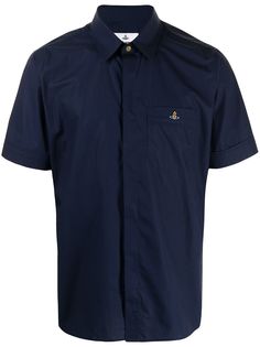 Vivienne Westwood рубашка с короткими рукавами и вышитым логотипом