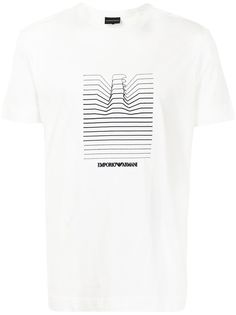 Emporio Armani футболка с графичным принтом