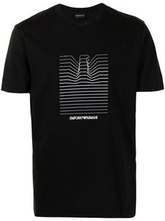 Emporio Armani футболка с графичным принтом