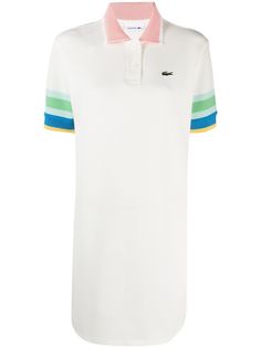 Lacoste трикотажное платье с нашивкой-логотипом