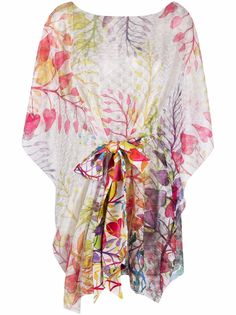 Missoni Mare пляжное платье с цветочным принтом