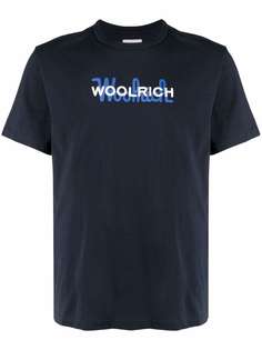 Woolrich футболка с логотипом