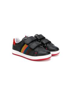 Paul Smith Junior rainbow-stripe sneakers