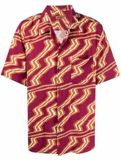 Missoni рубашка с узором зигзаг