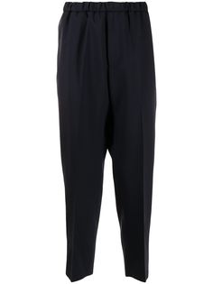 Jil Sander укороченные брюки строгого кроя