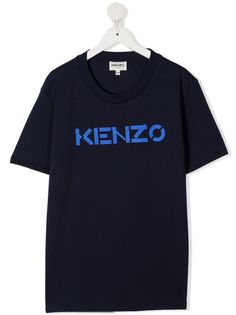Kenzo Kids футболка с короткими рукавами и логотипом