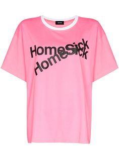 We11done футболка Homesick с круглым вырезом