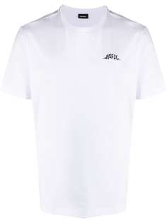 Diesel футболка с вышитым логотипом