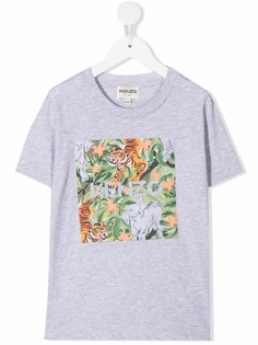 Kenzo Kids футболка с графичным принтом