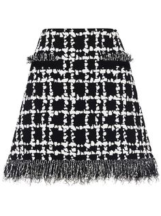 Oscar de la Renta юбка в клетку