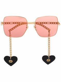 Gucci Eyewear солнцезащитные очки в квадратной оправе