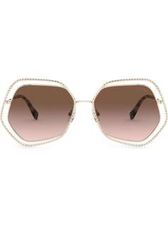 Miu Miu Eyewear солнцезащитные очки La Mondaine в массивной оправе
