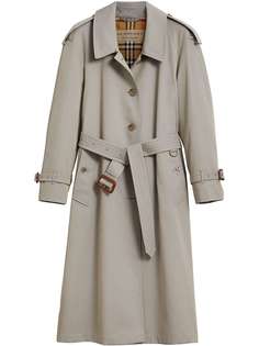 Burberry габардиновый тренч с боковым разрезом
