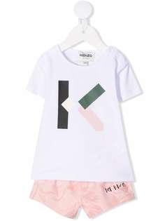 Kenzo Kids спортивный костюм с монограммой