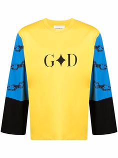 Youths In Balaclava футболка с логотипом и контрастными вставками