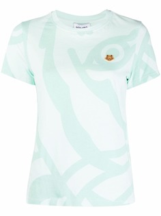 Kenzo футболка с нашивкой Tiger