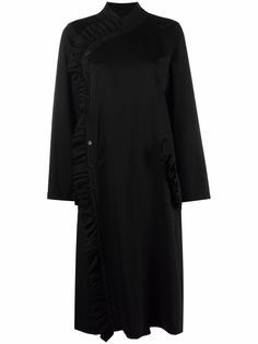 Comme Des Garçons Noir Kei Ninomiya платье-рубашка со смещенной застежкой