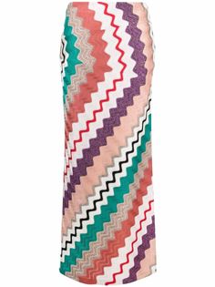 Missoni юбка-карандаш с узором зигзаг