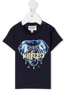 Kenzo Kids футболка с принтом