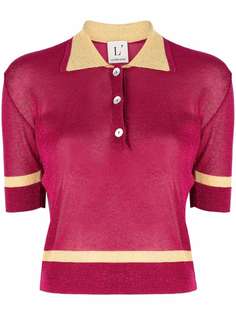 LAutre Chose рубашка поло с контрастной отделкой